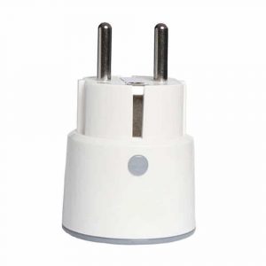 Homeo smart home WiFi stikkontakt (16A + forbrugsmåling) m. timer + tænd/sluk