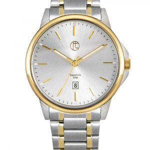 Jeweltime bicolor stål herreur