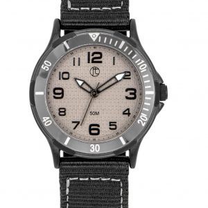 Jeweltime børneur med tal og grå NATOrem