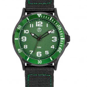 Jeweltime børneur med tal og grøn urskive