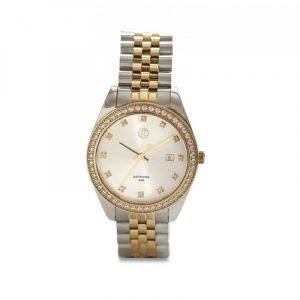 Jeweltime smykke dameur med rand af Zirkonia