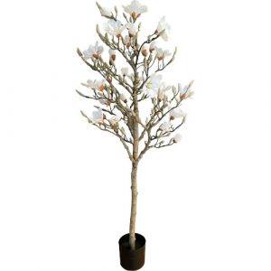 Kunstig Magnoliatræ - 170 cm - hvid