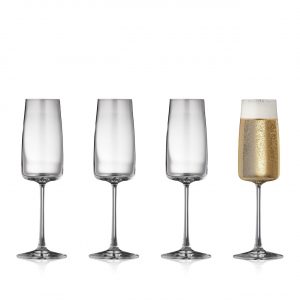 LYNGBY Champagneglas Zero 30 cl 4 stk