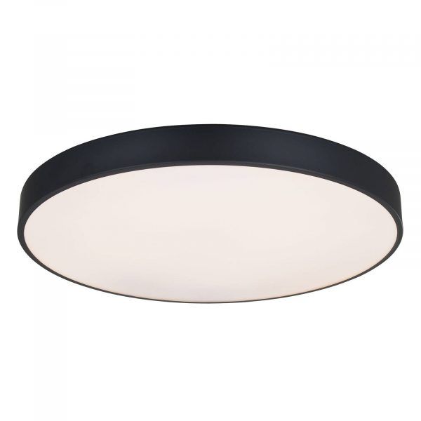 Lindby Simera LED-loftlampe 50 cm, sort