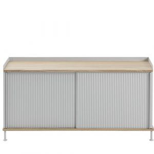 Muuto Enfold Sideboard Low - Oak/Grey