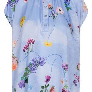 NÜMPH Nucuba bluse (BLÅ 34)