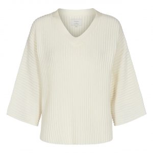 NÜMPH Nuirmelin v-neck pullover (HVID XL)