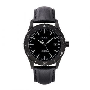 Ole Mathiesen 1919 Navy Diver automatic armbåndsur Ø 40 mm med sort rem