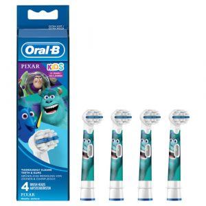 Oral-B tandbørstehoveder til børn - Pixar - 4 stk.