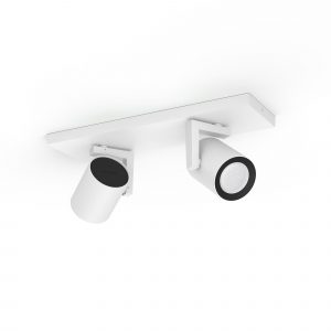 Philips Hue Argenta Plate/Spiral 2x5.7W 230V - Hvid