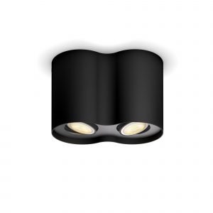 Philips Hue Pillar Hue plate/spiral 2x5.5W 230, bluetooth - Sort
