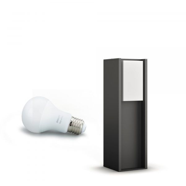 Philips Hue Turaco Pedestal 1x9.5W 230V - Antrazit grå