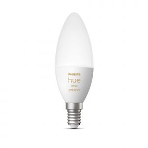 Philips Hue White Ambiance E14 Pære, bluetooth - Hvid