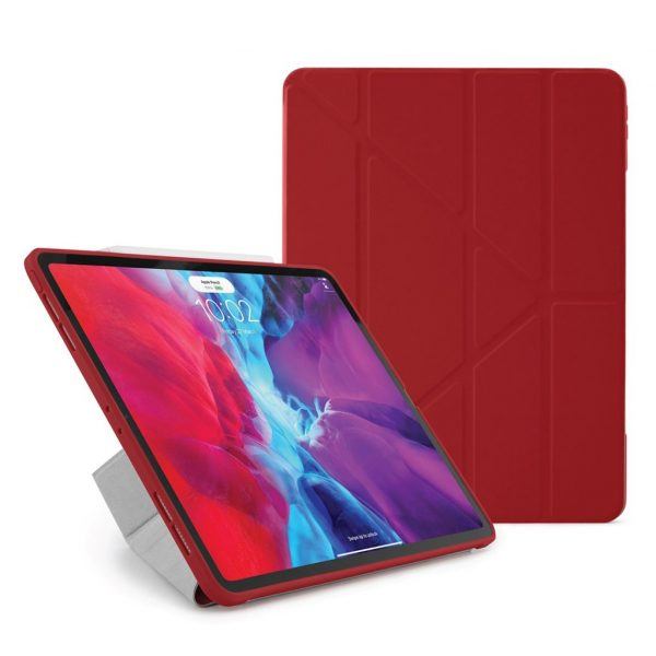 Pipetto iPad Pro 12.9" (2020) TPU Origami Cover - rød