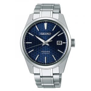 SEIKO Presage Premium herreur mørkeblå med lænke, automatic