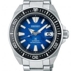 SEIKO Prospex Divers dykkerur i stål med lænke, dato