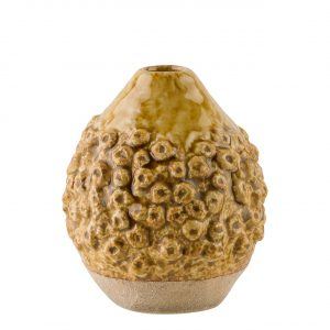 SINNERUP Dots stentøj vase H10 (CURRY ONESIZE)