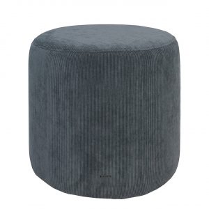 SINNERUP Fløjl høj puf H38 cm (GRÅ ONESIZE)