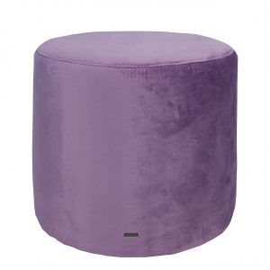 SINNERUP Velour høj puf H38 cm (LILLA ONESIZE)