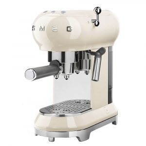 Smeg 50 s style espressomaskine ECF01 - creme