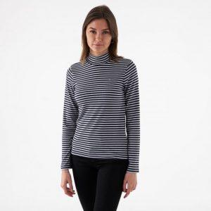 Tjw mock neck stripe