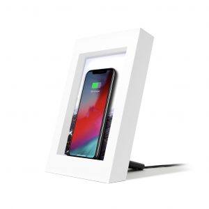 Twelve South PowerPic - Rammen som oplader din telefon trådløst - hvid