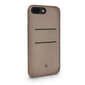 Twelve South Relaxed Leather case with Pockets for iPhone 7 Plus & iPhone 8 Plus Warm Taupe