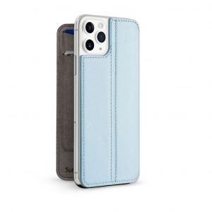 Twelve South SurfacePad for 11 Pro Max - Razor Thin nappa leather Slate Blue