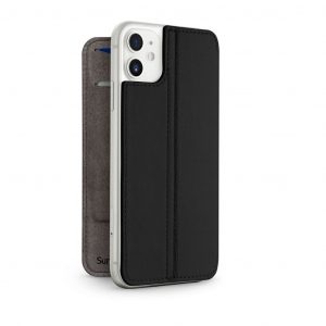 Twelve South SurfacePad for iPhone 11 - Razor Thin nappa leather Black