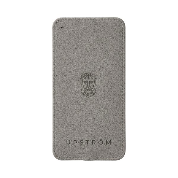 UPSTRÖM trådløs oplader - LÄDER grå