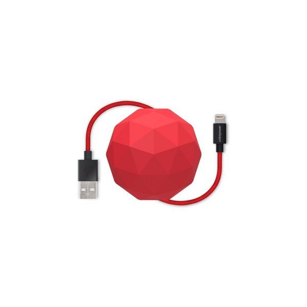 Usbepower COSMO Lightning - 1.2m Lightning cable with case Red