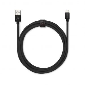 Usbepower FAB XXL 250 USB-C - 2.5m USB-A to USB-C cable Black