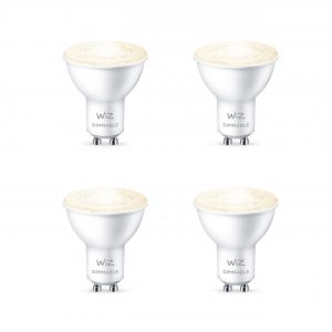 WiZ LED GU10 Pære Dæmpbar WW 5,5W (4 stk)