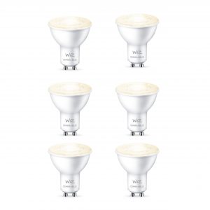 WiZ LED GU10 Pære Dæmpbar WW 5,5W (6 stk)