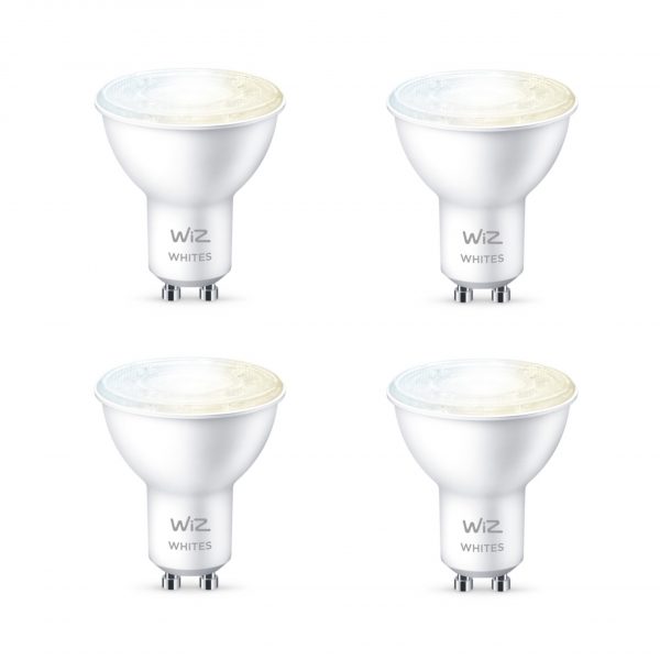 WiZ LED GU10 Spot White 7,5W (4 stk)