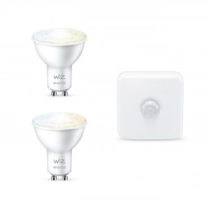WiZ LED GU10 Spot White 7,5W + WiZ Bevægelsessensor