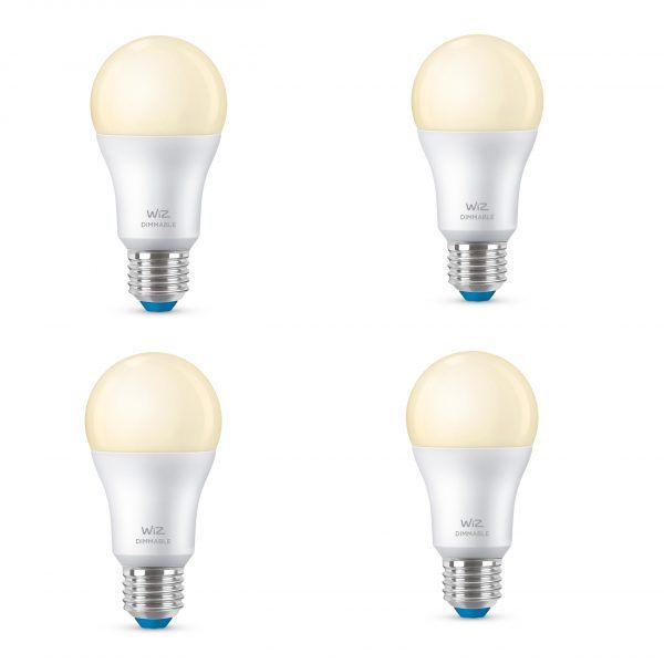 WiZ LED Pære E27 8W (4 stk)