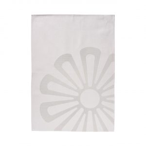 ZONE Viskestykke Warm Grey Daisy