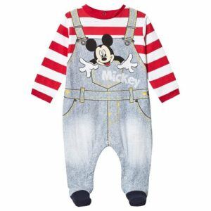 Disney Mickey Mouse, Mickey Baby Romper Layette Baby Red