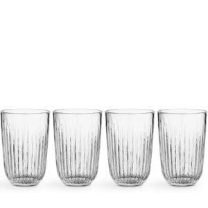 KÄHLER Hammershøi Vandglas 33 cl klar 4 stk.
