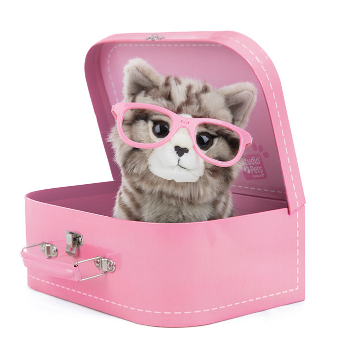 Email stil lige ud Studio Pets – Bamse i kuffert, 23 cm – Paige | Husk Din Gave Betyder Meget