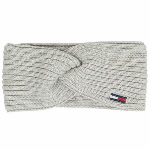 Tommy Hilfiger Pandebånd - Strik - Essential Flag - Gråmeleret