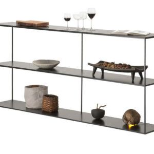 Zeus Slim Irony Sideboard - 180x31x82cm